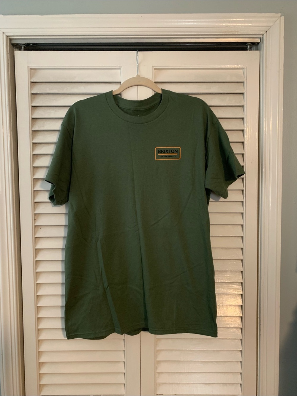 Brixton Men's Short Sleeve Logo T-Shirt in Green